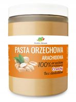 MASŁO ORZECHOWE 100% PEANUT BUTTER 1kg CRUNCHY