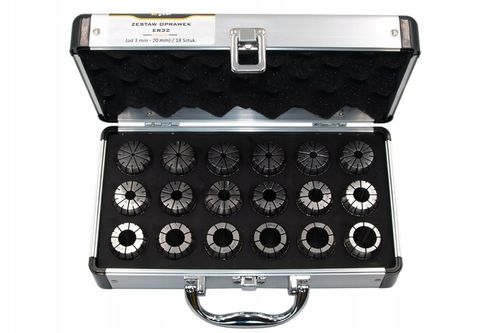 Zestaw tulejek zaciskowych ER32 (3-20 mm) na Arena.pl