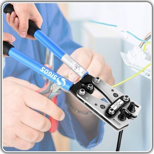 ZACISKARKA KABLI PRZEWODÓW PRASKA TULEJKI 6-50mm2 + 60 końcówek na Arena.pl