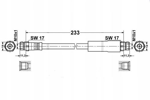 Skoda Octavia 2 1Z3 - Zestaw Przewodów Hamulcowych Teflonowych W Oplocie na Arena.pl