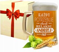 KUFEL do Piwa z GRAWEREM na PREZENT URODZINY DZIEŃ CHŁOPAKA