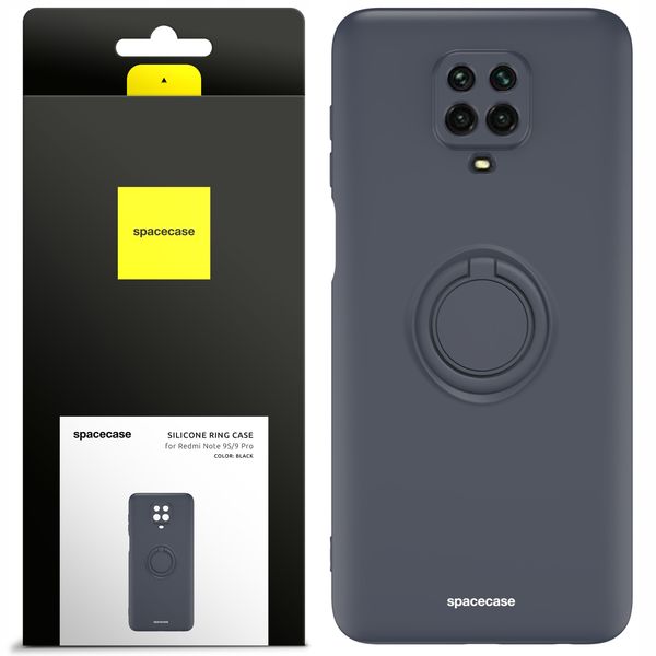ETUI MATOWE DO REDMI NOTE 9S / 9 PRO SPACECASE SILICONE RING + SZKŁO zdjęcie 1