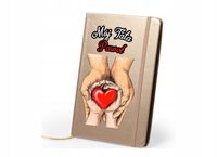 Notes metaliczny nadruk UV dla TATY planner OKAZJA