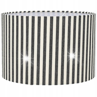 ABAŻUR NA ŻARÓWKĘ KLOSZ W PASKI 30cm WALEC BOHO DO LAMPY STOJĄCEJ WISZĄCEJ