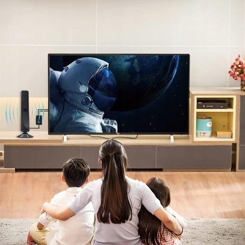 MAŁA CYFROWA ANTENA TV TELEWIZYJNA WEWNĘTRZNA DVB-T2 WZMACNIACZ SYGNAŁU na Arena.pl