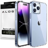 etui silikonowe obudowa alogy case do apple iphone 14 pro przezroczyste