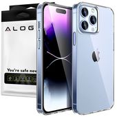 etui silikonowe obudowa alogy case do apple iphone 14 pro przezroczyste