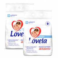 Lovela Baby Zestaw Proszek do Prania Tkanin Kolorowych dla Dzieci 2x 2,7kg