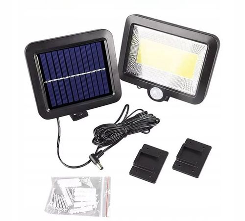 Halogen Lampa solarna 100Led czujka ruchu zmierzch na Arena.pl