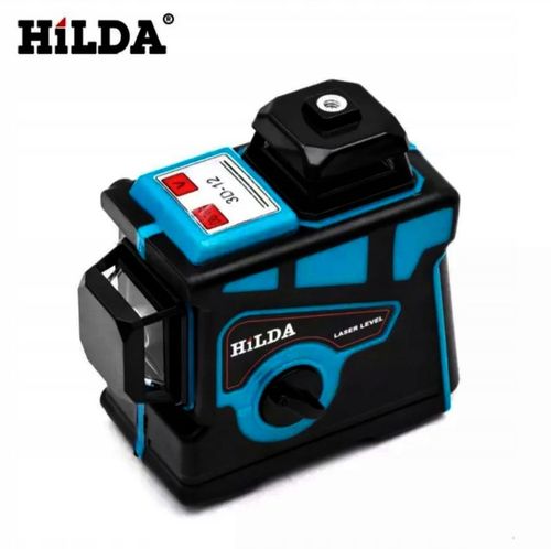 HILDA POZIOMICA 3D 12 LINII LASER KRZYŻOWY SAMOPOZIOMUJĄCY NIWELATOR TARCZA na Arena.pl