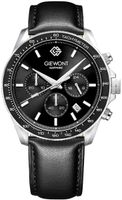 zegarek męski giewont chronograph sapphire czarny gw3520-a4
