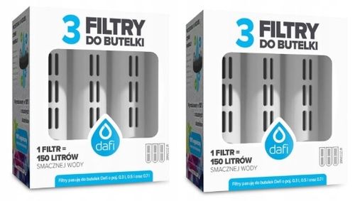 2 x 6x FILTR DAFI DO BUTELKI SOFT I SOLID kolor biały na Arena.pl