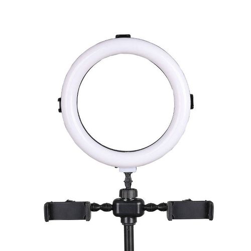 Lampa pierścieniowa LED uchwytami do telefonu i mikrofonu KA-LINE R-123 na Arena.pl