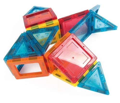 KLOCKI MAGNETYCZNE 3D MAGNETIC KONSTRUKCYJNE EDUKACYJNE PANELE ZESTAW 45 el na Arena.pl