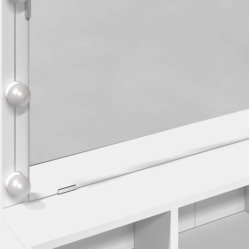 Toaletka z LED, biała, 80x41x134,5 cm na Arena.pl