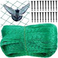 SIATKA NA PTAKI Siatka Ochronna Przeciw Ptakom 10x20m Duża Mocna