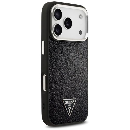 Etui Guess Glitter Triangle Logo MagSafedo iPhone 17 Pro czarny na Arena.pl