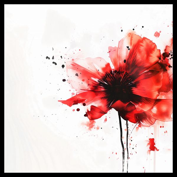 Plakat 60x60cm Płynna Akwarela zdjęcie 2