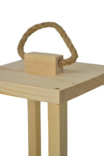 LAMPION DREWNIANY XXL LATARNIA Ślub WESELE , BAZA DO KOMPOZYCJI na Arena.pl