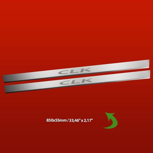 Listwa progowa MERCEDES CLK W209 Stal nierdzewna 304 mat 2szt na Arena.pl