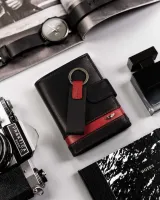 portfel skóra naturalna czarny produkt męski