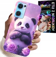 ETUI DO OPPO RENO7 5G - SŁODKA PANDA WZORY DLA DZIECI + SZKŁO