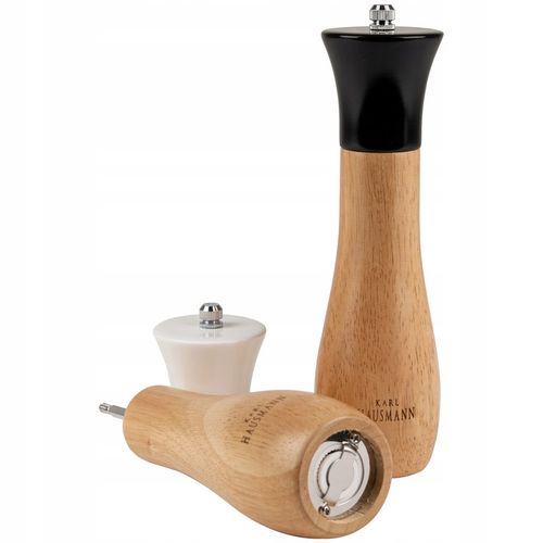 MŁYNEK DO PIEPRZU RĘCZNY ZESTAW 2 SZT MŁYNEK DO PIEPRZU I SOLI DREWNO na Arena.pl