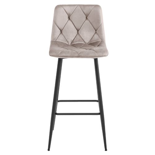 Hoker NADO - aksamit ciemny beż / nogi czarne x 3 na Arena.pl