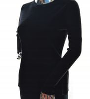 Damski sweter klasyczny elegancki warkocz uni