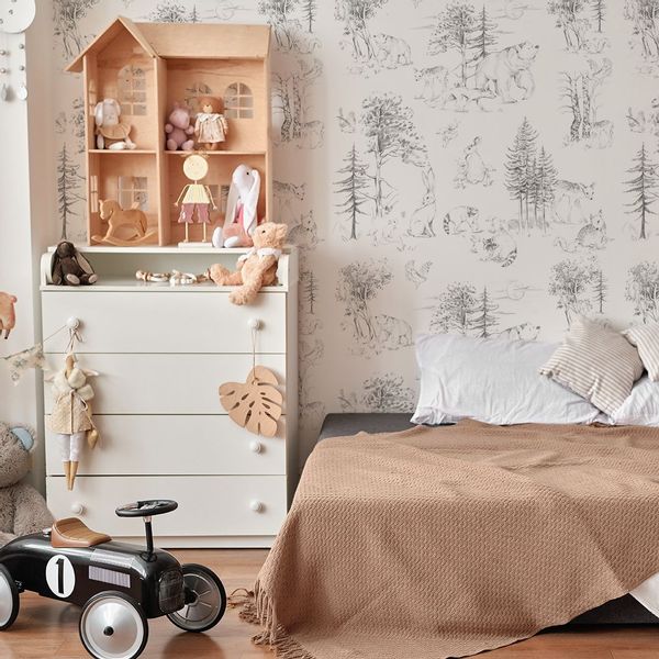 Tapeta Szkic Las W124 250 cm płótno zdjęcie 2