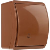 Koala łącznik dzwonek natynkowy brązowy 155-02