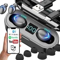 SŁUCHAWKI BEZPRZEWODOWE WODOODPORNE Z POWERBANKIEM