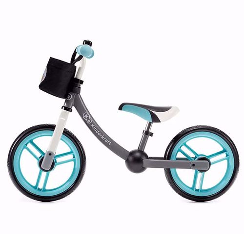 Kinderkraft Rowerek Biegowy 2WAY Next Turquoise, na Arena.pl