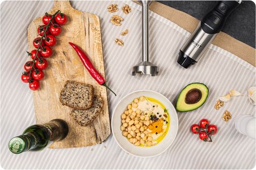 Blender ręczny 1500W czarny Berdsen tytanowe ostrza wielofunkcyjny 6w1 na Arena.pl