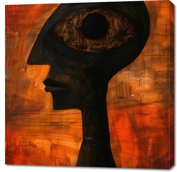 Obraz 90x90cm Głęboki Wgląd zdjęcie 1