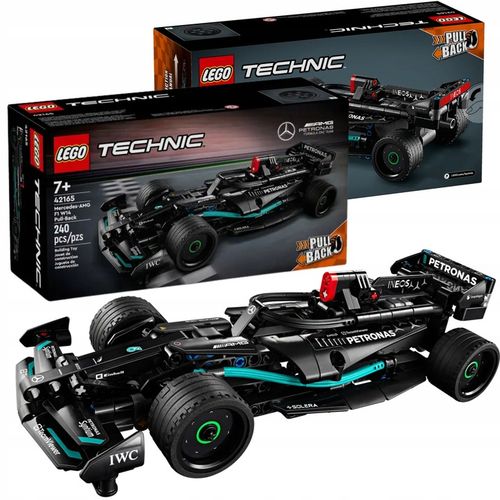 KLOCKI LEGO TECHNICZNE super samochód Pull-Back AMG F1 wyścigówka 240el. na Arena.pl