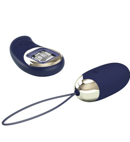 Wibrujące fioletowe jajeczko z pilotem LCD na Arena.pl