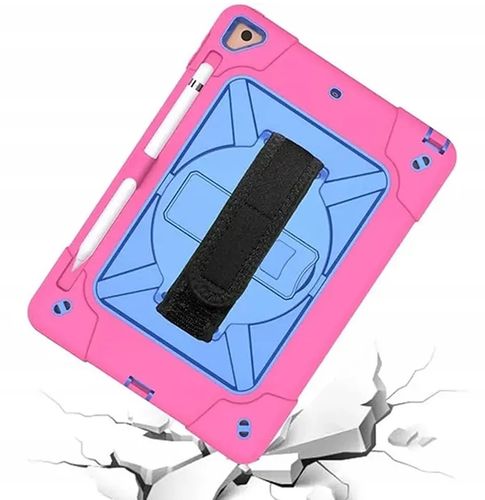 Etui do iPad 6/5 9,7” z Podstawką i Paskiem na Ramię Różowe na Arena.pl