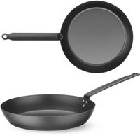 patelnia do wszystkich typów kuchenek ze stali węglowej śr. 244 mm