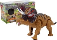 ND24_6638 Dinozaur Triceratops Zolty Na Baterie