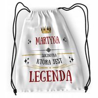 Plecak Dla Martyny Sportowy Szkolny Worek Torba Z Nadrukiem Ze Zdjęciem