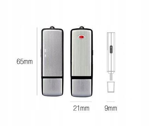 MINI DYKTAFON PENDRIVE PODSŁUCH SZPIEGOWSKI USB na Arena.pl