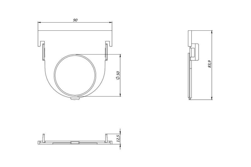 Zaślepka do odpływu Spark Easy1 zdjęcie 4
