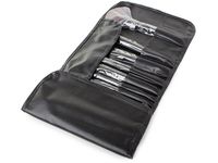 PĘDZLE DO MAKIJAŻU Z ETUI ZESTAW 24 SZTUKI