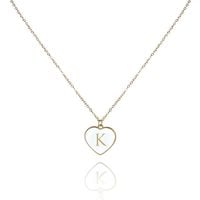 Naszyjnik stal szlachetna pozłacana 14k złotem NST2058K