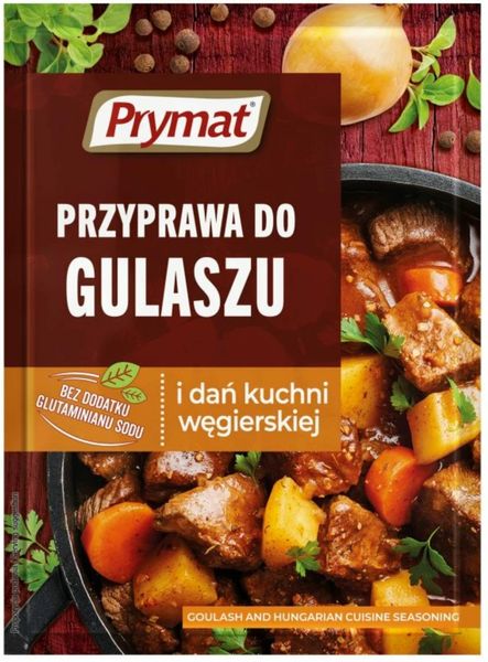 PRYMAT PRZYPRAWA DO GULASZU 20G zdjęcie 1