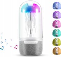 LAMPA MEDUZY LED Z GŁOŚNIKIEM BLUETOOTH I ŚWIATŁEM NOCNYM DO SYPIALNI
