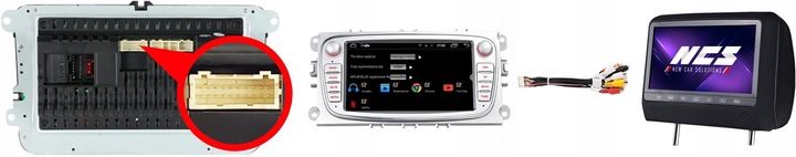 RADIO NAWIGACJA ANDROID FORD KUGA S-MAX GALAXY MONDEO FOCUS C-MAX BLUETOOTH zdjęcie 5