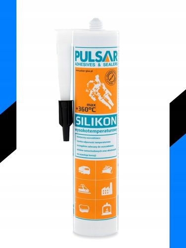 SILIKON CZERWONY WYSOKOTEMPERATUROWY PULSAR +360°C 300 ml na Arena.pl