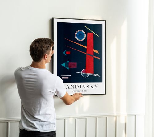 Plakat cyfrowy do wydruku kandinsky na Arena.pl